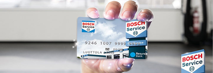 Bosch Car Service -kortti –  Huolto ilman huolia